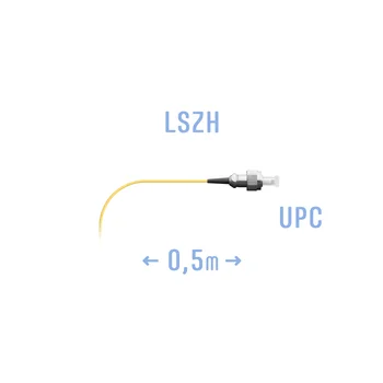 Пигтейл FC/UPC SM (0.9) 0,5 m